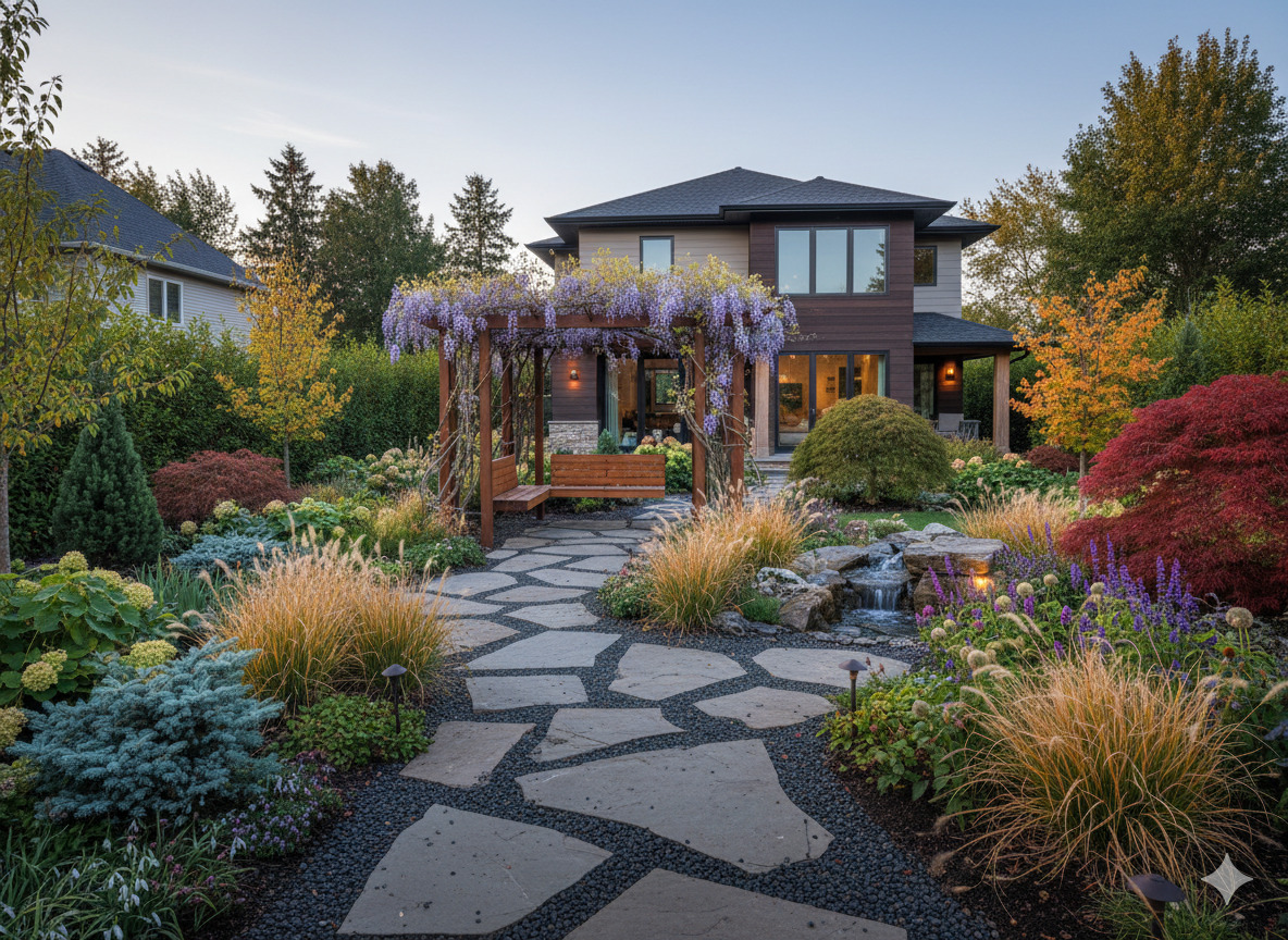 Seasonal garden design showcase