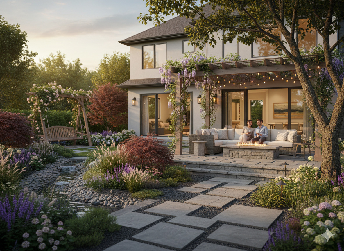 Residential landscape design service